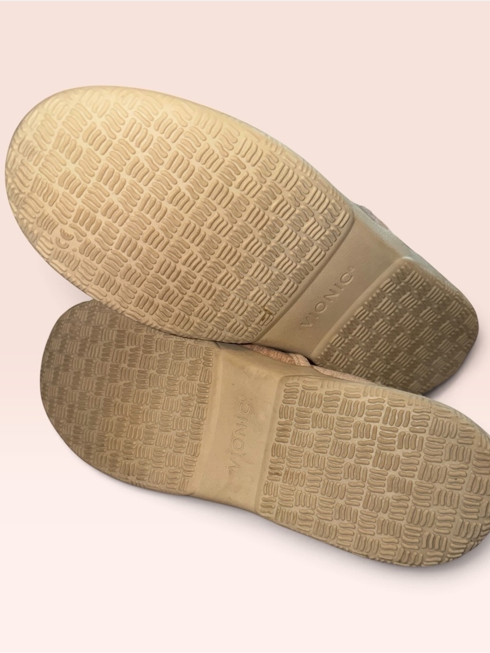 Vionic Clare Slip-On Fleece Lined Slippers - Light Pink - Picture 7 of 9